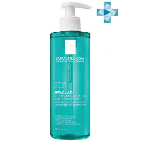 La roche-posay EFFACLAR Очищающий микроотшелушивающий гель, 400 мл
