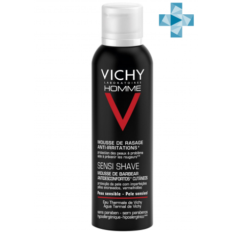 Vichy HOMME Пена для бритья против раздражения кожи, 200 мл