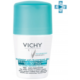 Vichy Шариковый дезодорант-антиперспирант против белых и желтых пятен 48 часов защиты, 50 мл