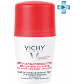 Vichy Шариковый дезодорант анти-стресс защита 72 часа, 50 мл