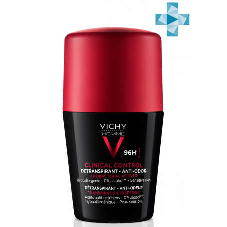 Vichy Homme Clinical Control Дезодорант-антиперспирант  96 ч, 50 мл