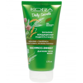 KORA Daily Secrets Бальзам-кондиционер Гладкость и блеск для всех типов волос, 175 мл