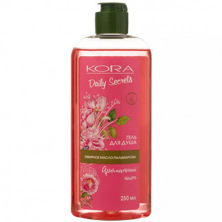KORA Daily Secrets Гель для душа Ароматный пион, 250 мл