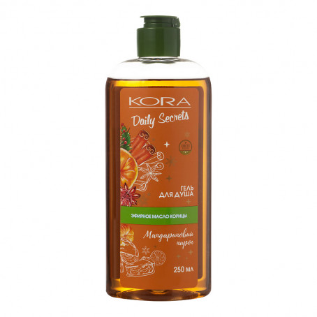 KORA Daily Secrets Гель для душа Мандариновый пирог, 250 мл