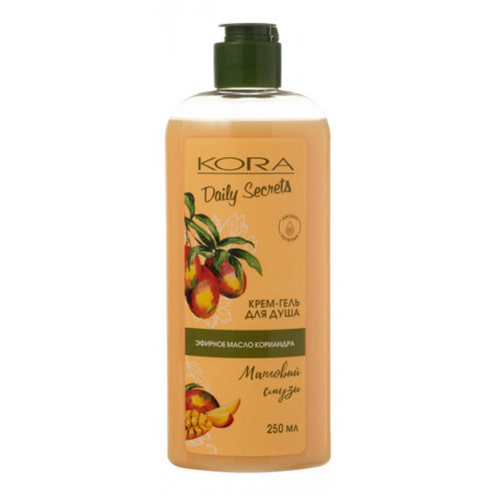 KORA Daily Secrets Крем-гель для душа Манговый смузи, 250 мл