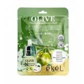 Ekel Маска для лица тканевая ОЛИВА Olive Ultra Hydrating Essence Mask, 25 мл