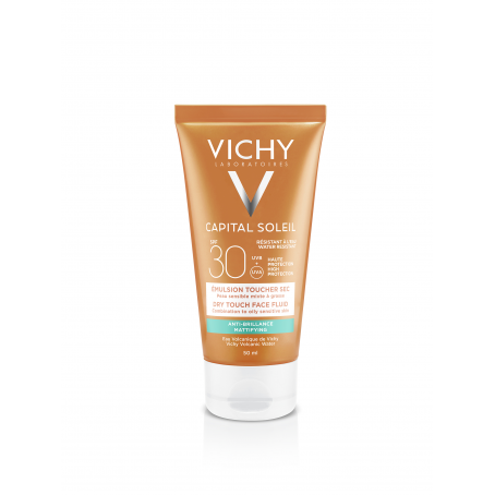Vichy Capital Soleil Матирующая эмульсия для лица DRY TOUCH SPF30, 50 мл