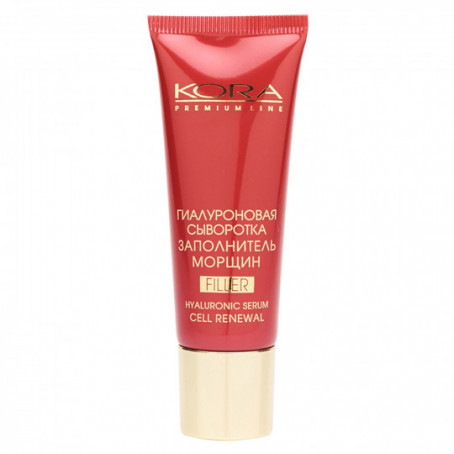 Kora Premium line Гиалуроновая сыворотка заполнитель морщин filler Клеточное обновление, 25 мл