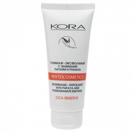 Кора Гоммаж-эксфолиант с энзимами папайи и граната, 100 мл