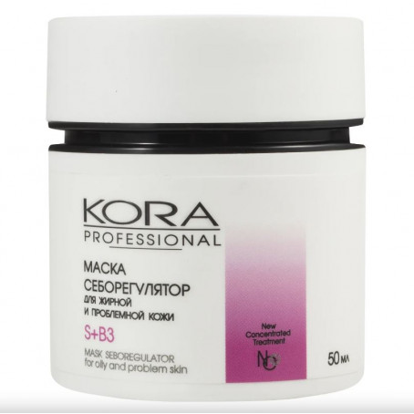 KORA PROFESSIONAL Маска себорегулятор для жирной и проблемной кожи, 50 мл