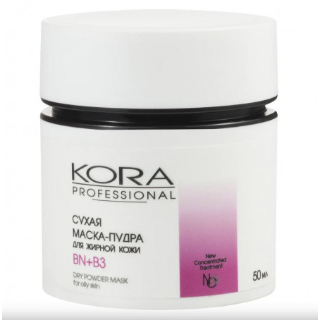 KORA PROFESSIONAL Сухая маска-пудра для жирной кожи, 50 мл