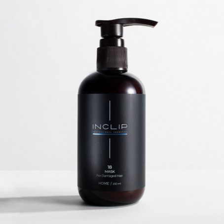 Inclip Маска для реконструкции поврежденных волос с кератином №18, 250 мл
