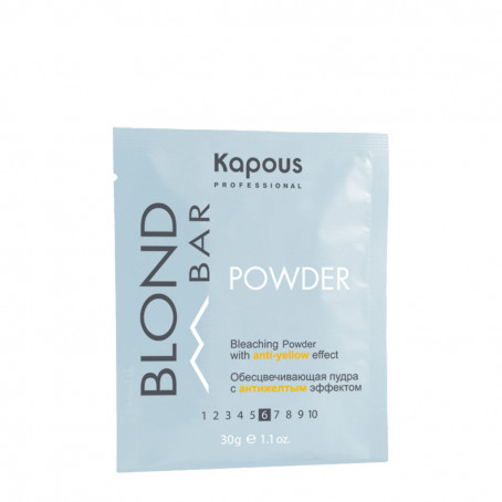 Kapous Обесцвечивающая пудра с антижелтым эффектом, 30 г