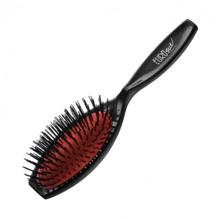 Щетка с искусственной щетиной овальная средняя Eurostil