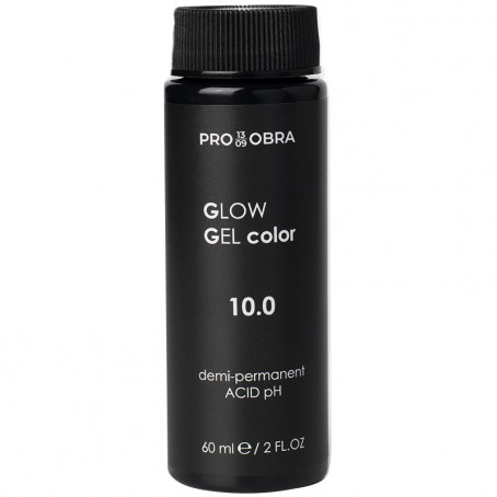 PRO OBRA Краситель гелевый Glow Gel Color полуперманентный для волос, 60 мл
