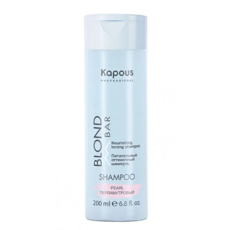 Kapous Питательный оттеночный шампунь для оттенков блонд, Перламутровый, 200 мл