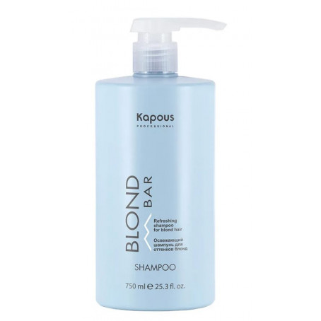 Kapous Освежающий шампунь для волос оттенков блонд, 750 мл