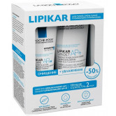La roche posay Набор Lipikar для сухой кожи: очищающий крем-гель 200 мл + бальзам 75 мл