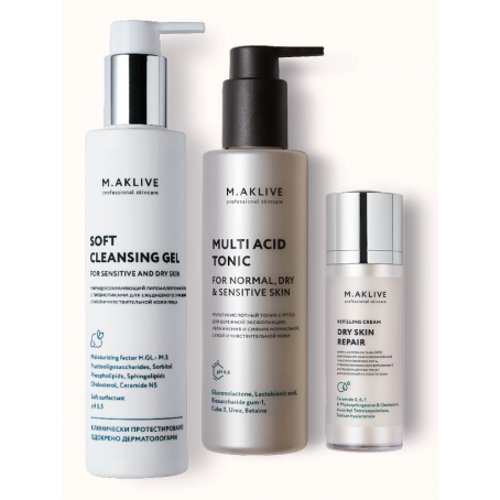 M.AKLIVE Весенний набор для сухой кожи