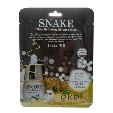 Ekel Тканевая маска с пептидом змеиного яда, 25 г