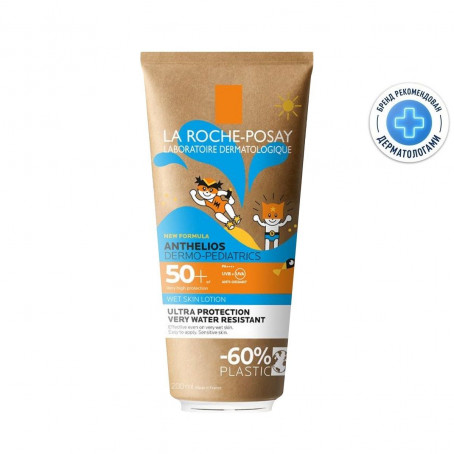 La roche posay Гель для лица и тела ANTHELIOS SPF 50+ Dermo-pediatrics, 200 мл