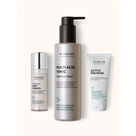 M.AKLIVE Набор «Интенсивный уход при высыпаниях»