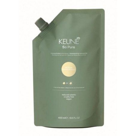 Keune So pure Restore Shampoo Refill Спа шампунь Восстанавливающий, 400 мл