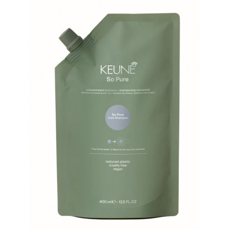 Keune So pure Cool Shampoo Refill Спа шампунь Освежающий, 400 мл