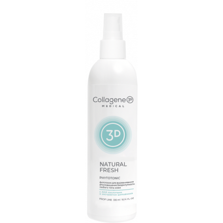 Collagene 3D Medical Фитотоник ПРОФ NATURAL FRESH, 300 мл