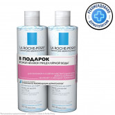 La Roche-Posay Мицеллярная вода Toleriane для склонной к аллергии чувствительной кожи лица и области вокруг глаз, 2 х 400 мл
