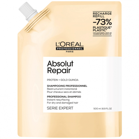 L'Oreal Professionnel Профессиональный шампунь Absolut Repair для поврежденных волос, сменный блок, 500 мл