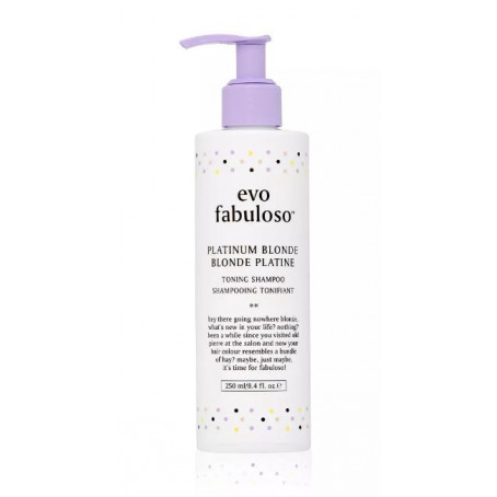 Evo Интенсивный тонирующий шампунь-уход Platinum Blonde Toning Shampoo, 250 мл