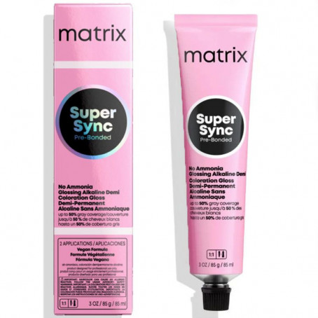Matrix Безаммиачный краситель Super Sync Щелочная технология, 90 мл