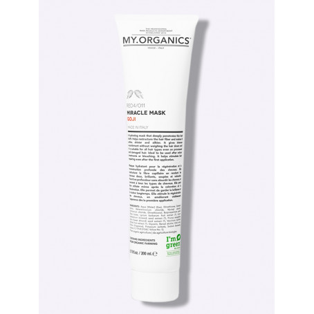 Восстанавливающая маска для волос с ягодами годжи MY.ORGANICS RESURRECTION MIRACLE MASK, 200 мл