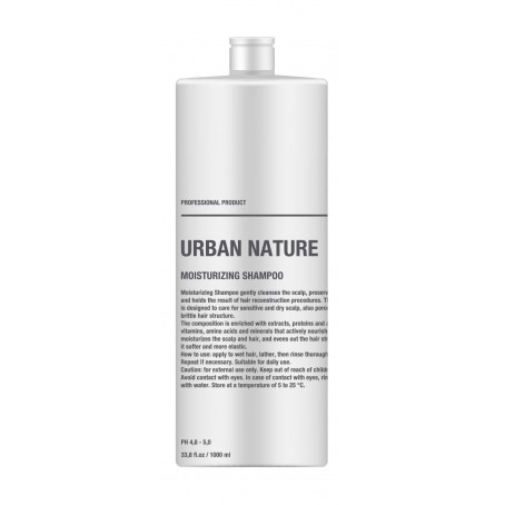 Urban Nature  MOISTURIZING SHAMPOO Увлажняющий шампунь для волос 1000 мл 