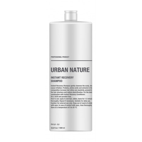 Urban Nature INSTANT RECOVERY Шампунь для волос восстанавливающий 1000 мл 