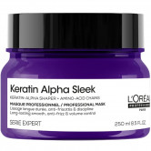 L'Oreal Keratin Alpha Sleek Питательная маска для выпрямления волос, 250 мл