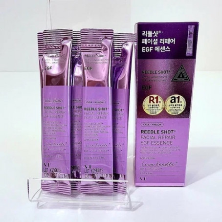 [VT COSMETICS] Эссенция для лица КОМПЛЕКС EGF и СПИКУЛЫ восстанавливающая VT Reedle Shot Facial, 2 мл*6 шт