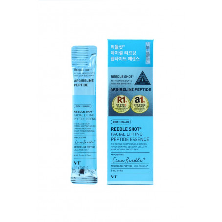[VT COSMETICS] Эссенция для лица ПЕПТИДЫ И СПИКУЛЫ омолаживающая VT Reedle Shot Facial Lifting Peptide, , 2 мл*6 шт