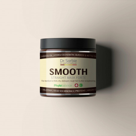 Dr. Sorbie SMOOTH STRAIGHT MASK FORTE Маска разглаживающая для пористых и жестких волос 250 мл