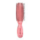 ILMH (I LOVE MY HAIR) Парикмахерская щетка I LOVE MY HAIR "РУСАЛОЧКА" 1803 розовая прозрачная S
