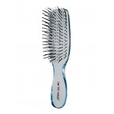 ILMH (I LOVE MY HAIR) Парикмахерская щетка I LOVE MY HAIR "РУСАЛОЧКА" 1803 синяя прозрачная S