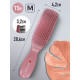 ILMH (I LOVE MY HAIR) Парикмахерская щетка I LOVE MY HAIR "SPIDER CLASSIC" 1501 розовая глянцевая M