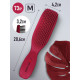 ILMH (I LOVE MY HAIR) Парикмахерская щетка I LOVE MY HAIR "SPIDER CLASSIC" 1501 маджента глянцевая M