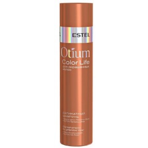 Estel шампунь деликатный для окрашенных волос otium color life 250 мл