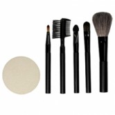 Qvs набор для макияжа (кисточки, аппликатор для  макияжа глаз, щеточка-расческа для бровей