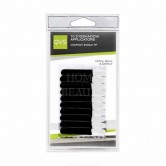 Qvs аппликаторы для макияжа глаз, 10 шт.